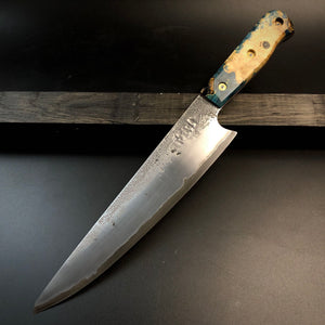 CHEF 233 mm, Kitchen Knife French Style, San Mai Steel, Author's work. #6.049