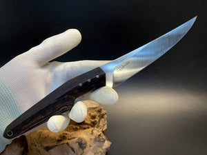 Kitchen Knife Chef Universal "Barracuda", Steel D2, Limited Edition, made in France!