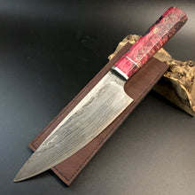 Load image into Gallery viewer, CHEF 160 mm, Forged Kitchen Knife, Japanese Style, Stainless Steel, Author&#39;s work. #6.055