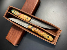 Load image into Gallery viewer, KWAIKEN, Japanese Style. Set 2 pieces Steak Knives, Steel D2. #6.072