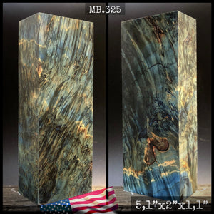 MAPLE BURL Stabilized Wood, RARE COLORS, Blanks for Woodworking. USA Stock.