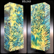 Load image into Gallery viewer, MAPLE BURL Stabilized Wood, MULTI COLORS, Blanks for Woodworking. USA Stock.