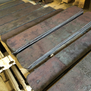 Laminated Steel, “San Mai”, Forge Billet. Centre HSS BOHLER S200. France Stock.