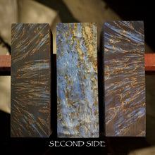 Load image into Gallery viewer, KARELIAN BIRCH, BLUE COLOR! Stabilized Wood Blank. From U.S. Stock.