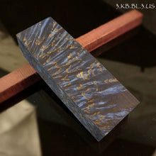 Load image into Gallery viewer, KARELIAN BIRCH, BLUE COLOR! Stabilized Wood Blank. From U.S. Stock.