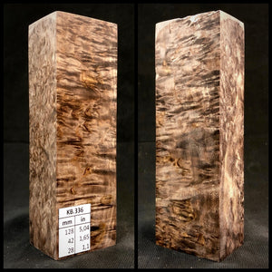 KARELIAN BIRCH, BROWN COLOR! Stabilized Wood Blank. From U.S. Stock.