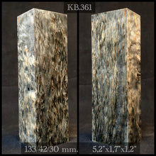 Load image into Gallery viewer, KARELIAN BIRCH, GRAY COLOR! Stabilized Wood Blank. From France Stock.