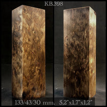 Load image into Gallery viewer, KARELIAN BIRCH BROWN COLOR! Stabilized Wood Blank, from FRANCE STOCK.