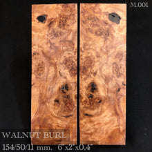 Load image into Gallery viewer, MIRROR BARS STABILIZED Wood, Valuable Woods, Very Rare, Premium Quality. M.001