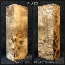 Load image into Gallery viewer, WALNUT BURL Stabilized, Billets for Woodworking, Crafting - from U.S. Stock. WB.121