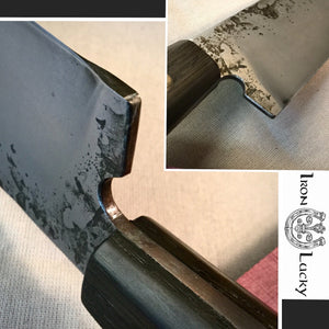 Banno Bunka-Bocho, 127 mm, Japanese Style Kitchen Knife, Hand Forge. Art 14.J344.6