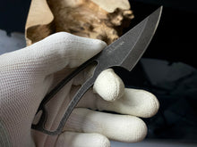 Cargar imagen en el visor de la galería, Knife EDC &quot;SKELETON&quot;. Stainless Steel, HRC 61, Fixed Blade. Limited Edition. #6.078