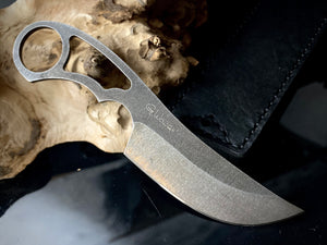 Knife EDC "SKELETON". Stainless Steel, HRC 61, Fixed Blade. Limited Edition. #6.079