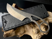 Charger l&#39;image dans la galerie, Knife EDC &quot;SKELETON&quot;. Stainless Steel, HRC 61, Fixed Blade. Limited Edition. #6.079