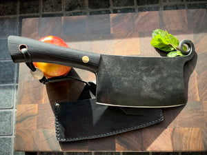 HATCHET Hand Forged, Kitchen Chopping Axe, Meat Cleaver "MESOZOIC XV”