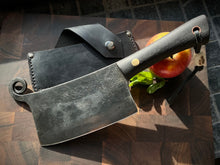 Laden Sie das Bild in den Galerie-Viewer, HATCHET Hand Forged, Kitchen Chopping Axe, Meat Cleaver &quot;MESOZOIC XV”