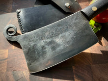 Laden Sie das Bild in den Galerie-Viewer, HATCHET Hand Forged, Kitchen Chopping Axe, Meat Cleaver &quot;MESOZOIC XV”