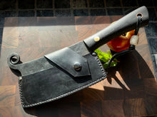 Laden Sie das Bild in den Galerie-Viewer, HATCHET Hand Forged, Kitchen Chopping Axe, Meat Cleaver &quot;MESOZOIC XV”