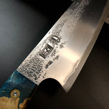 Charger l&#39;image dans la galerie, CHEF 233 mm, Kitchen Knife French Style, San Mai Steel, Author&#39;s work. #6.049