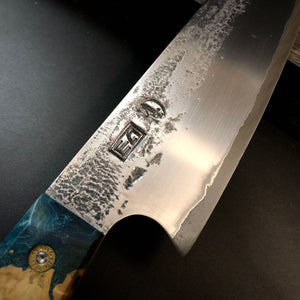 CHEF 233 mm, Kitchen Knife French Style, San Mai Steel, Author's work. #6.049