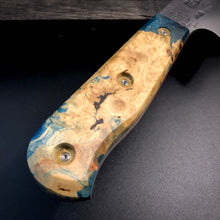 Charger l&#39;image dans la galerie, CHEF 233 mm, Kitchen Knife French Style, San Mai Steel, Author&#39;s work. #6.049