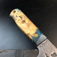 Charger l&#39;image dans la galerie, CHEF 233 mm, Kitchen Knife French Style, San Mai Steel, Author&#39;s work. #6.049