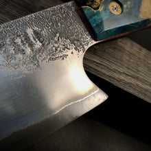 Charger l&#39;image dans la galerie, CHEF 233 mm, Kitchen Knife French Style, San Mai Steel, Author&#39;s work. #6.049