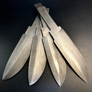 Hoja de acero laminada única en blanco para la fabricación de cuchillos, manualidades y pasatiempos. Art. 9.100.1