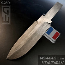 Laden Sie das Bild in den Galerie-Viewer, Einzigartiger Laminated Steel Blade Blank für Messerherstellung, Basteln, Hobby. Art. 9.100.1