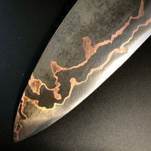 Load image into Gallery viewer, CHEF 210 mm, Kitchen Knife Japanese Style, CuMai Steel, Author&#39;s work. #6.050