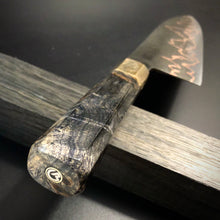 Load image into Gallery viewer, CHEF 210 mm, Kitchen Knife Japanese Style, CuMai Steel, Author&#39;s work. #6.050