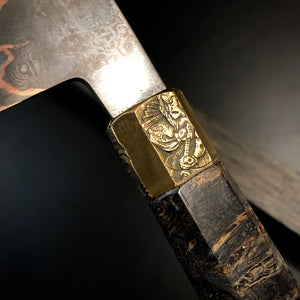 LaTim's - Cuchillo de chef profesional de 9 pulgadas, cuchillos de cocina  japoneses con acero inoxidable alemán de alto carbono 4116 y mango