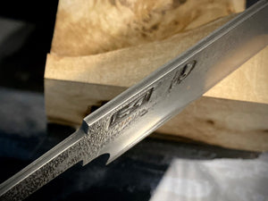 Lame forgée en acier laminé « San Mai » vierge pour la fabrication de couteaux de cuisine. #9.264