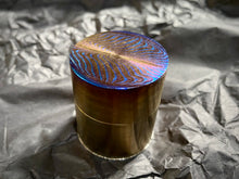 Load image into Gallery viewer, Titanium Damascus Cylinder D36 mm 6