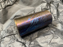 Load image into Gallery viewer, Titanium Damascus Cylinder D30 mm 3