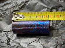 Load image into Gallery viewer, Titanium Damascus Cylinder D30 mm 7