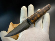 Laden Sie das Bild in den Galerie-Viewer, STEAK Knife, Universal, Forged Damascus Carbon Steel. #6.083