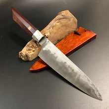 Cargar imagen en el visor de la galería, CHEF Knife 155 mm, Integral Bolster, Damascus Stainless Steel, Author&#39;s work, Single copy.