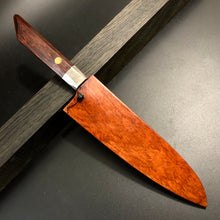 Load image into Gallery viewer, CHEF Knife 155 mm, Integral Bolster, Damascus Stainless Steel, Author&#39;s work, Single copy.