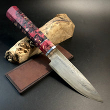 Load image into Gallery viewer, PETTY 110 mm, Forged Kitchen Knife, Japanese Style, Stainless Steel, Author&#39;s work. #6.053