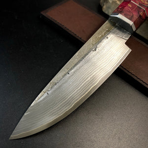 PETTY 110 mm, Forged Kitchen Knife, Japanese Style, Stainless Steel, Author's work. #6.053