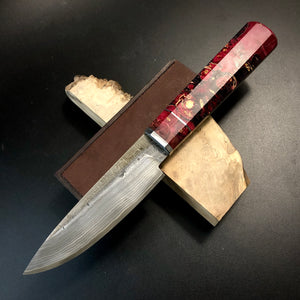 PETTY 110 mm, Forged Kitchen Knife, Japanese Style, Stainless Steel, Author's work. #6.053