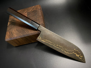 SANTOKU Japanese Style Kitchen Knife, Author's work, Single copy. #6.087