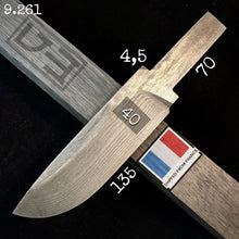 Charger l&#39;image dans la galerie, Multilayers Carbon Steel Blade Blank, Hand Forge for Knife Making. #9.261