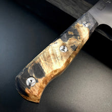 Cargar imagen en el visor de la galería, CHEF 230 mm, Kitchen Knife French Style, San Mai Steel, Author&#39;s work. #6.054