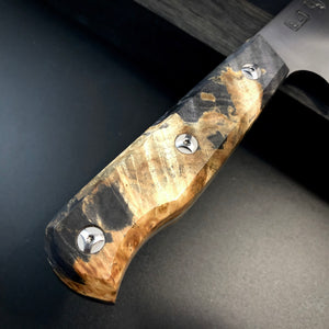 CHEF 230 mm, Kitchen Knife French Style, San Mai Steel, Author's work. #6.054