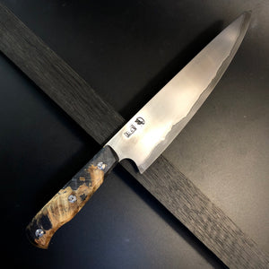 CHEF 230 mm, Kitchen Knife French Style, San Mai Steel, Author's work. #6.054