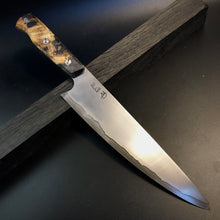 Cargar imagen en el visor de la galería, CHEF 230 mm, Kitchen Knife French Style, San Mai Steel, Author&#39;s work. #6.054