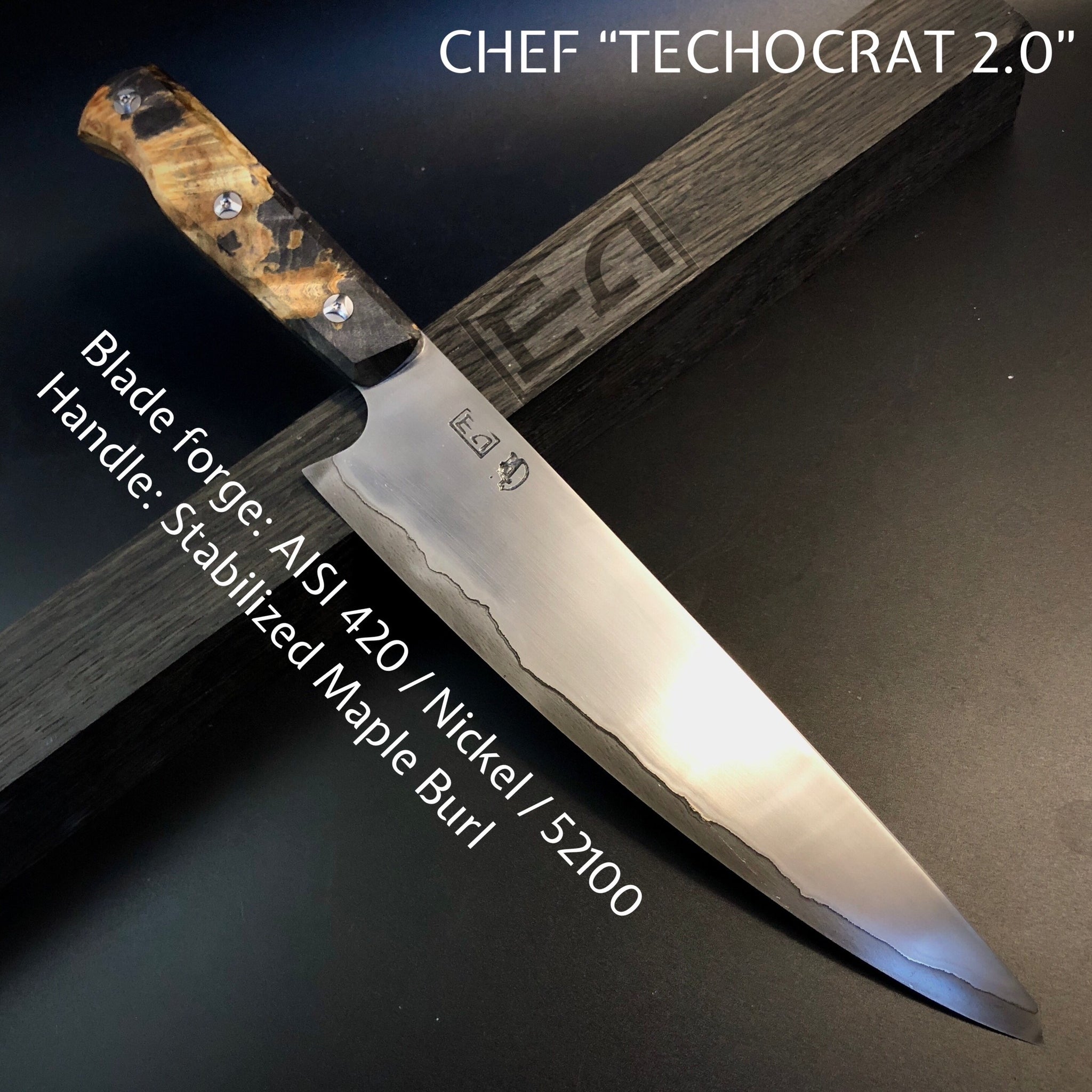 Altomino stainless steel chef knife from our best knives