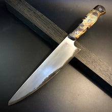 Load image into Gallery viewer, CHEF 230 mm, Kitchen Knife French Style, San Mai Steel, Author&#39;s work. #6.054